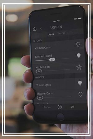 App control of a Livewire smart home